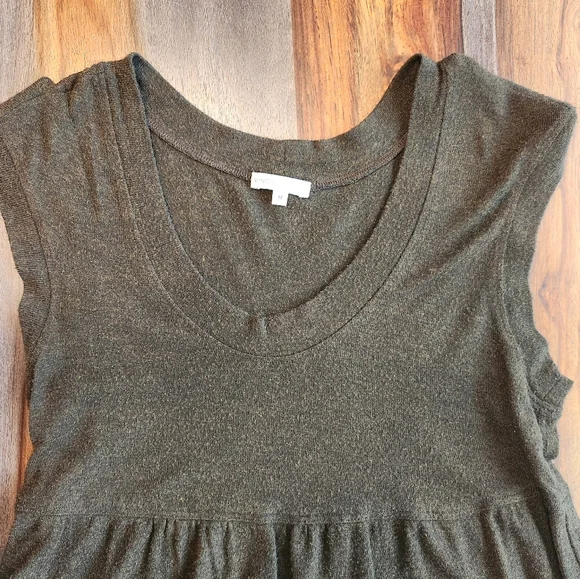 Vince Canuto Dress Medium Sleeveless Sweater Brown Comfy Layer Ladies - Picture 3 of 4